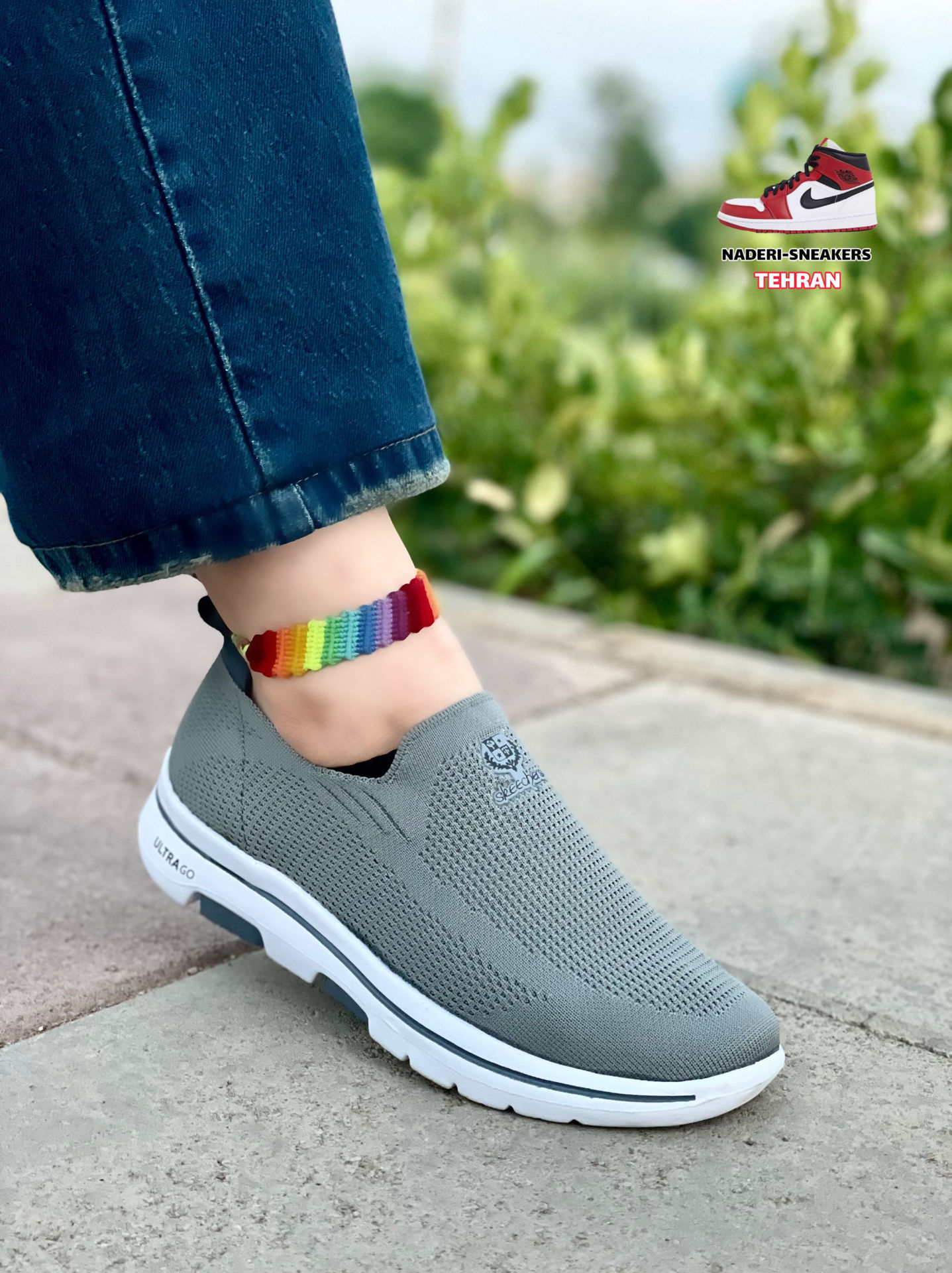 کفش ورزشی اسکیچرز جورابی مدل4072
