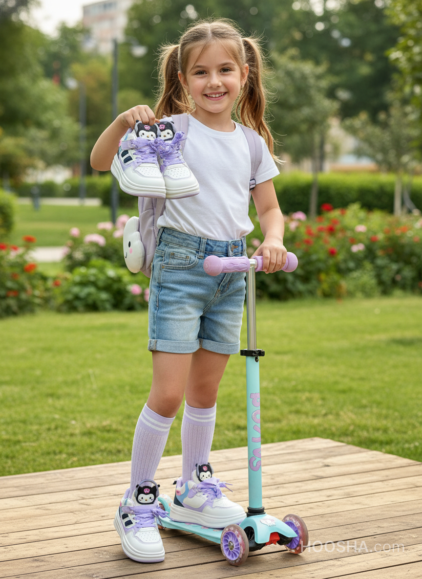 کفش ورزشی بچه گانه وارداتی کرومی مدل 9908