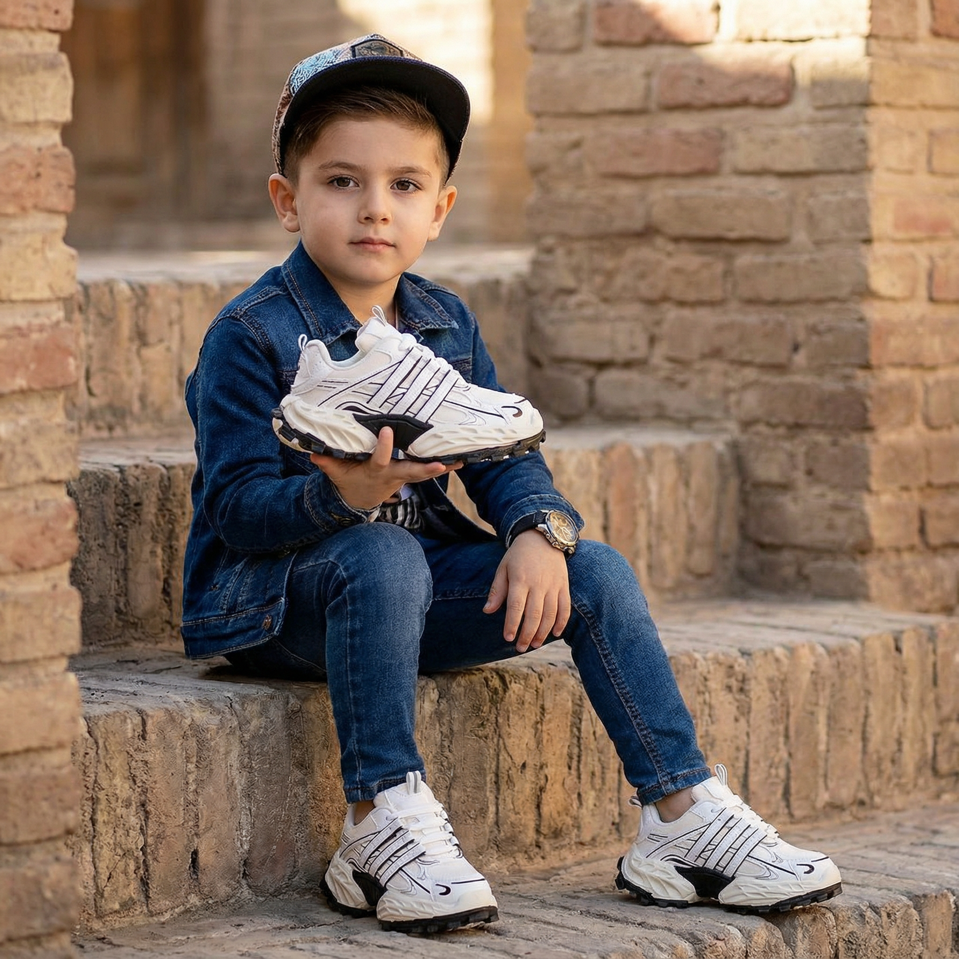 کفش ورزشی بچگانه وارداتی فشن مدل 9920