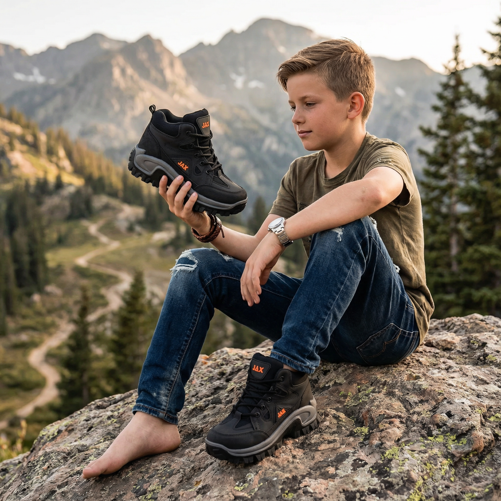 کفش زمستانی جکس پسرانه مدل  6923